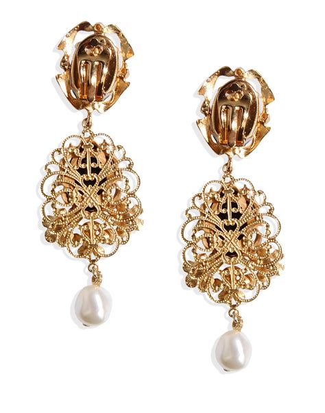 dolce and gabbana earrings replica|dolce and gabbana style earrings.